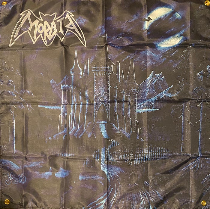 Morbid " December Moon "  Demo LP Flag / Tapestry / Banner