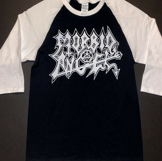 Morbid Angel " Logo " Baseball Jersey Raglan T shirt