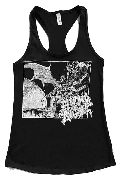Morbid Angel "Abominations " Black Ladies Racerback Tank Top death metal tanktop for wormen girls tank metal