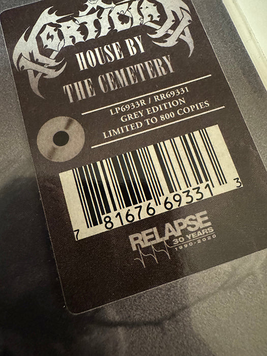 Mortician " House By The Cemetery " LP  Gray Vinyl  Limited !