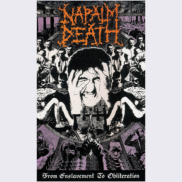 Napalm Death " From Enslavement to Obliteration " Flag / Tapestry / Banner