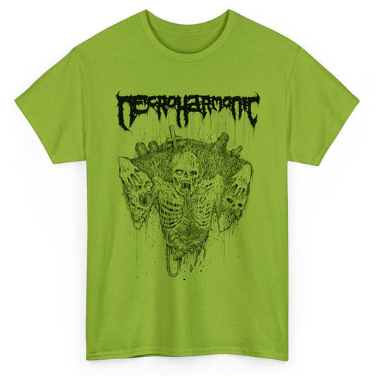 Necroharmonic " Grave Ghoul " T shirt Horror Green