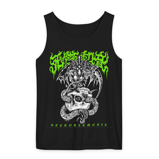 Necroharmonic "Kanji Death Metal" Tank Top Green Logo