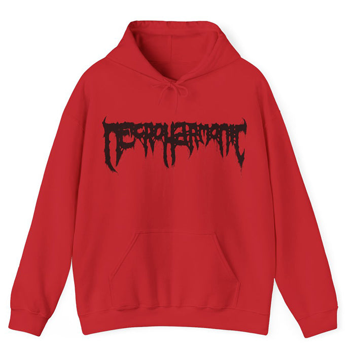 Necroharmonic Logo Hoodie Hooded Sweatshirt Red