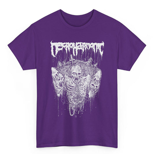 Necroharmonic " Grave Ghoul "  T shirt Purple