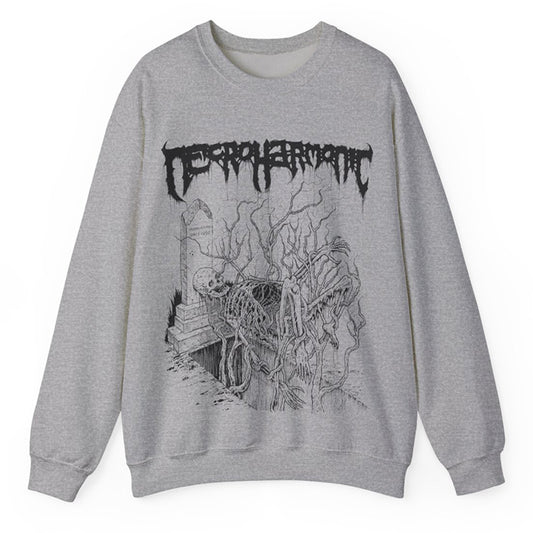 Necroharmonic " Underground since 1990" Sweatshirt Athletic Gray