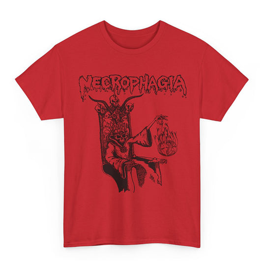 Necrophagia "Rise From The Crypt" Demo T shirt Blood Red