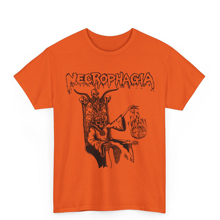 Necrophagia " Rise From The Crypt " T shirt Orange