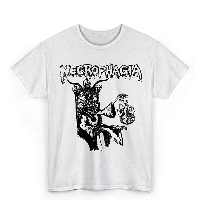 Necrophagia " Rise From The Crypt " Demo T shirt White