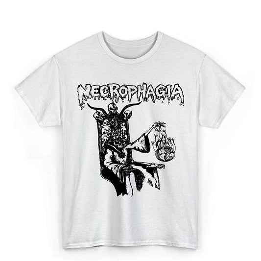 Necrophagia " Rise From The Crypt " Demo T shirt White