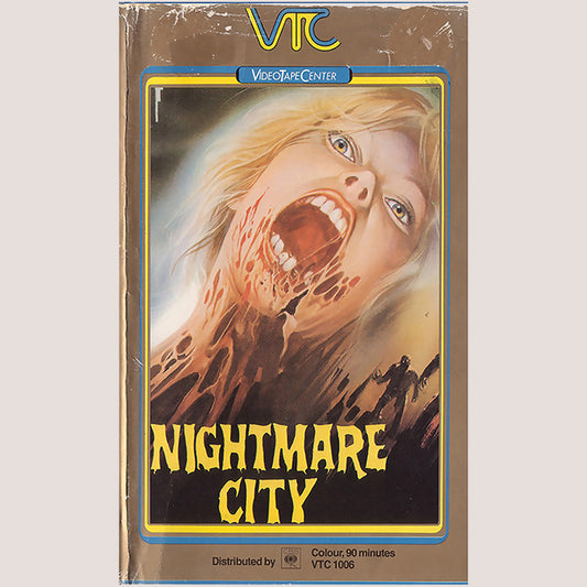 Nightmare City VHS cover- Flag / Banner / Tapestry