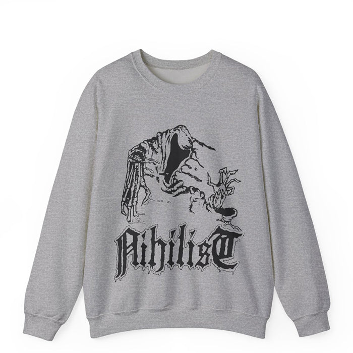Nihilist Ghost Sweatshirt Sport Gray