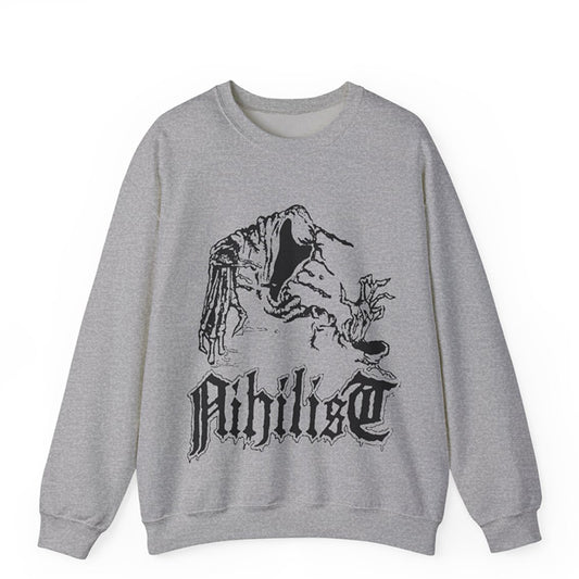 Nihilist Ghost Sweatshirt Sport Gray