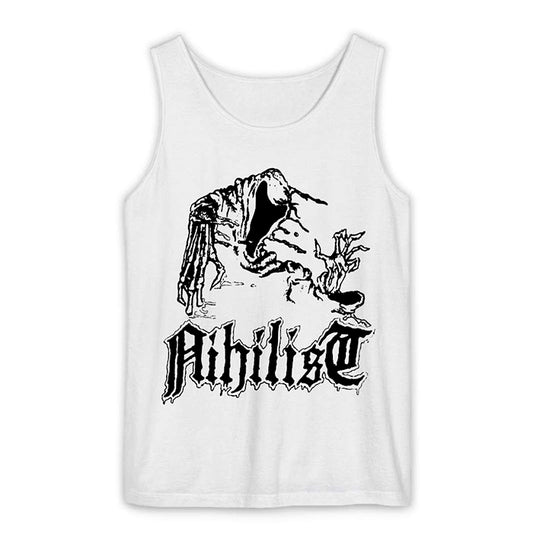 Nihilist " Ghost " Tank Top White