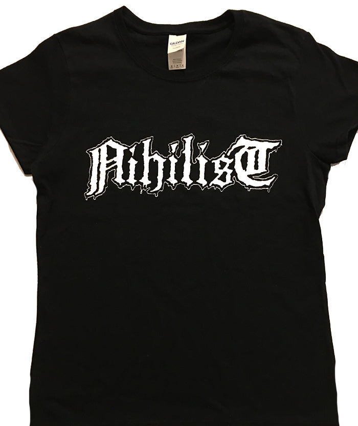 Nihilist " Logo " Ladies T shirt