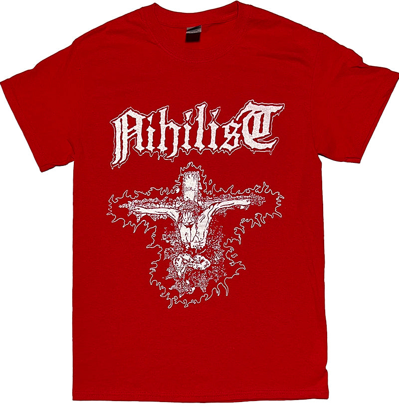 Nihilist "Radiation Sickness" Red T shirt