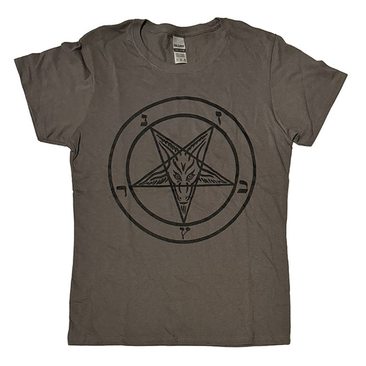Pentagram - Gray Ladies T shirt