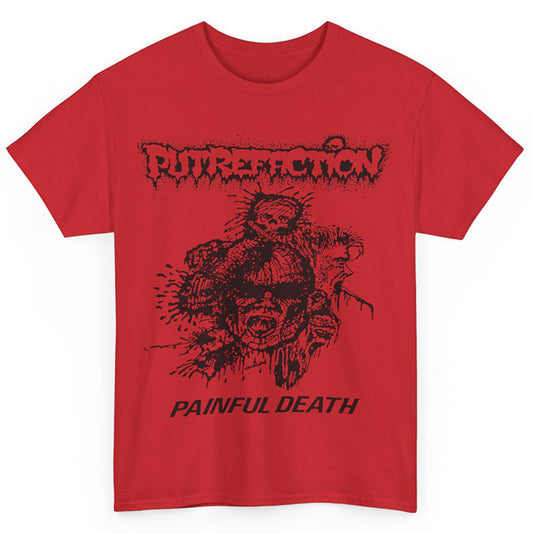 Putrefaction ( Swe ) " Painful Death " T shirt Red