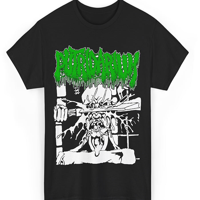 Putridarium " Offalic Dreams"  Green Logo T-shirt