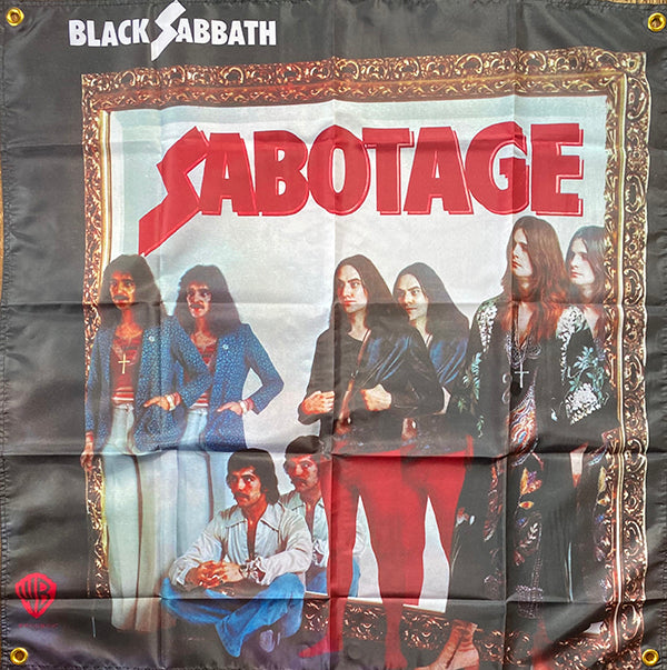Black Sabbath " Sabotage " Flag / Tapestry / Banner