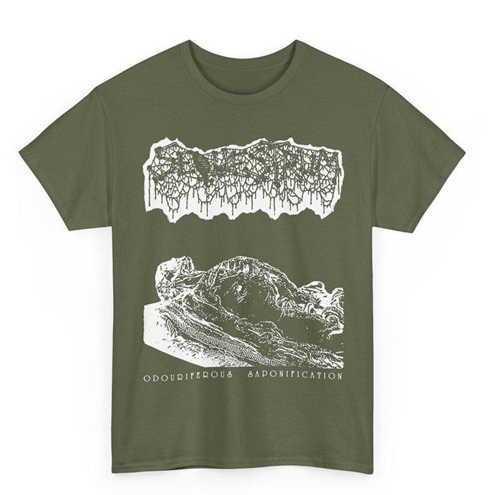 Sequestrum " Odouriferous Saponification" T shirt Military Green
