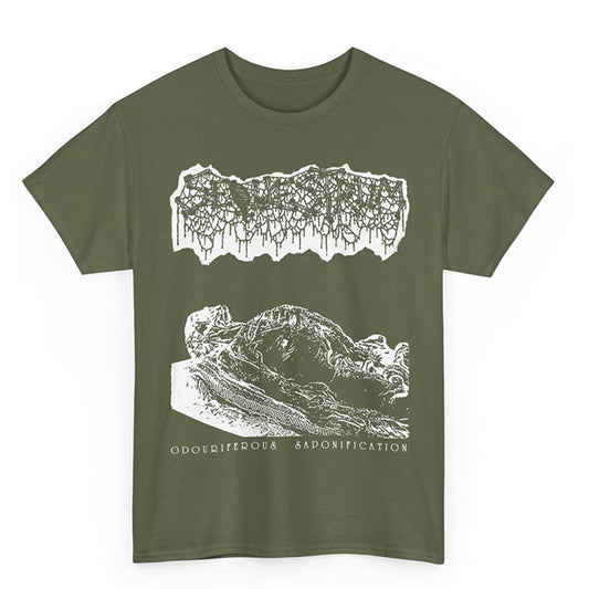 Sequestrum " Odouriferous Saponification" T shirt Military Green