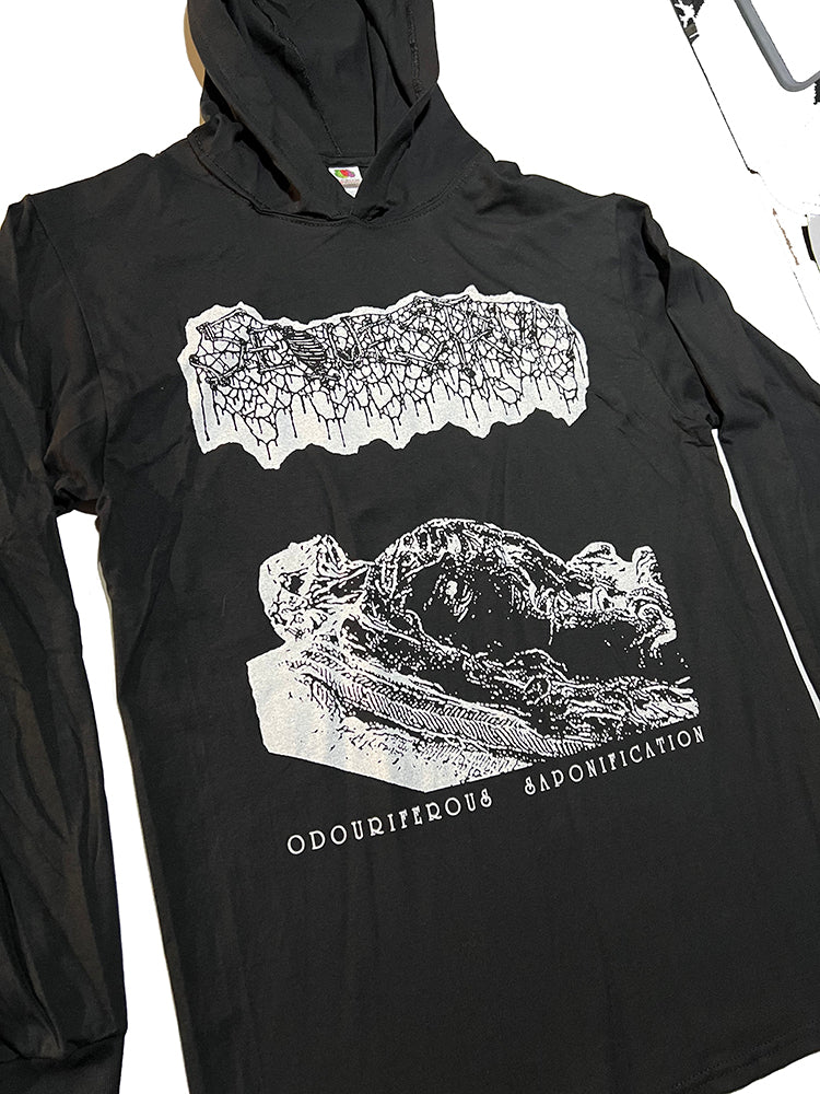 Sequestrum " Odouriferous Saponification " Hooded Longsleeve Hoodie T-shirt
