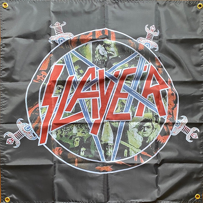 Slayer " Reign " Flag / Banner / Tapestry