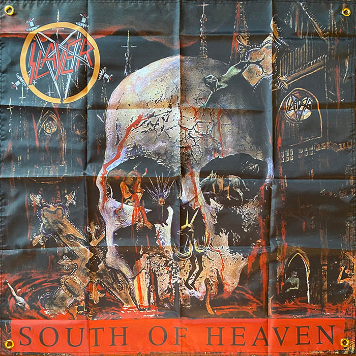 Slayer " South Of Heaven " Flag / Banner / Tapestry thash speed metal tapestry 
