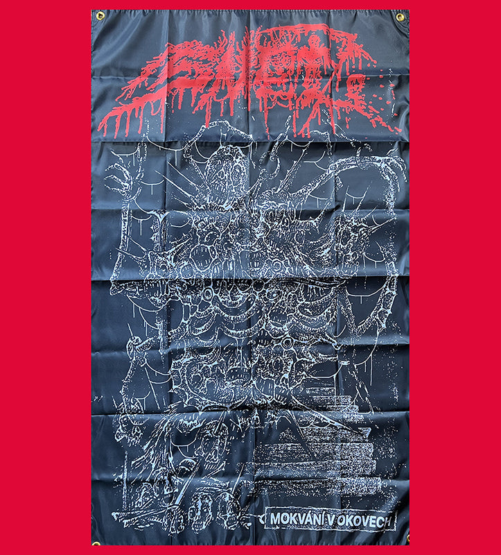 Sněť " Mokvání V Okovech "  Flag / Banner / Tapestry