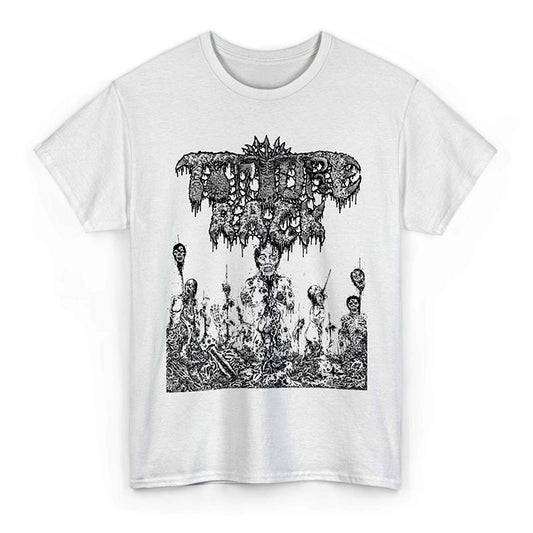 Torture Rack " Pit of Limbs"  T shirt White