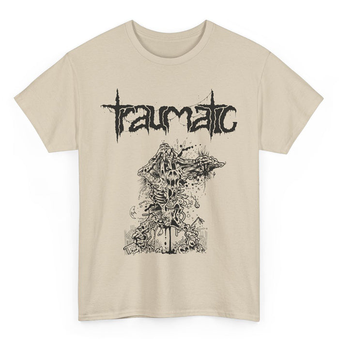 Traumatic " The Process Of Raping A Rancid Cadaver"  T shirt
