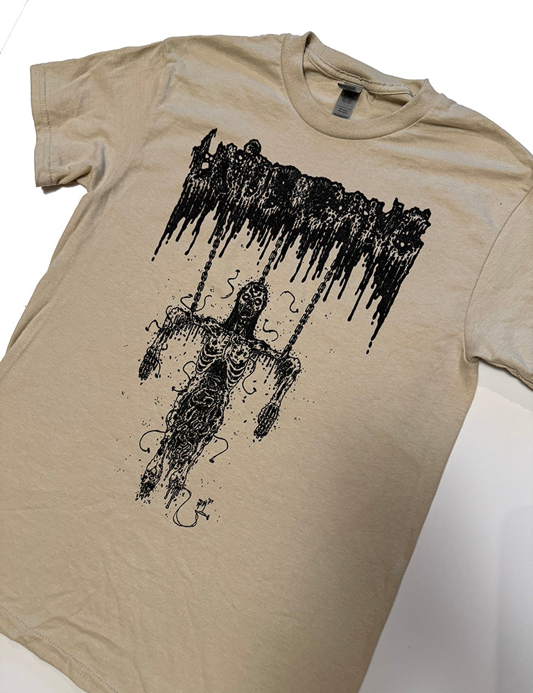 Undergang "Hanging Corpse " T shirt in Sand