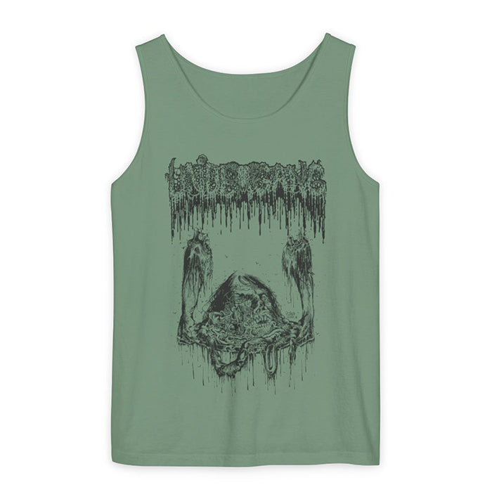 Undergang " Putrid Head " Green Tank Top