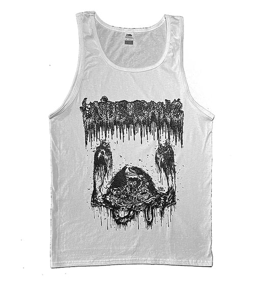 Undergang " Putrid Head "  White Tanktop