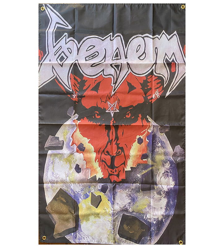 Venom "  Black Metal World Tour  " Flag / Banner / Tapestry