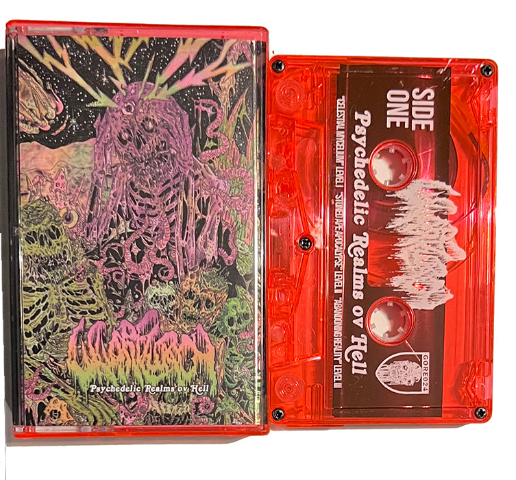 Wharflurch  " Psychedelic Realms Ov Hell "  Cassette Tape