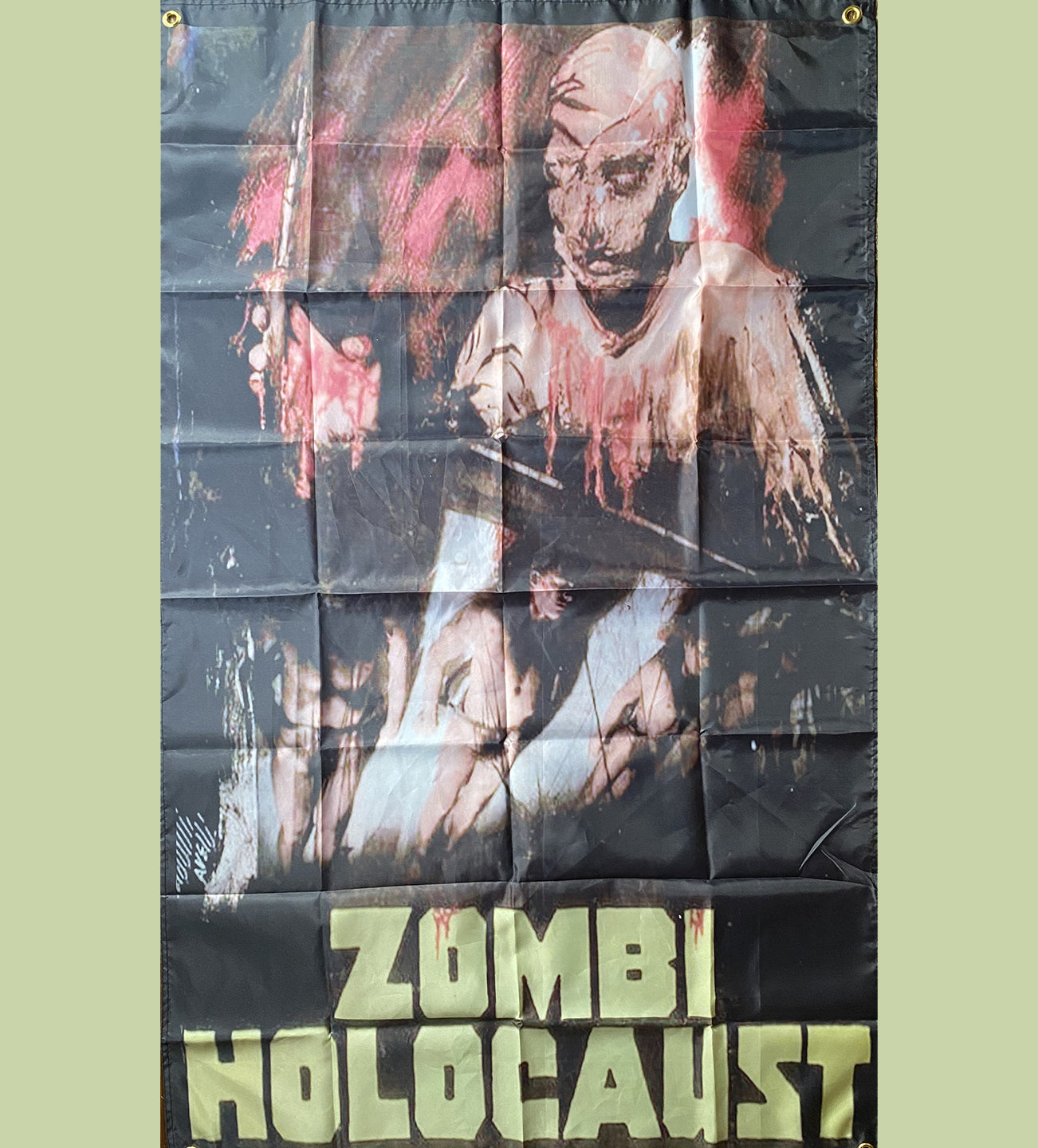  Zombi Holocaust - Danish Poster - Flag / Banner / Tapestry DR BUTCHER MD