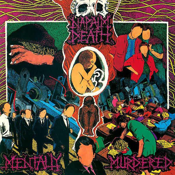 Napalm Death " Mentally Murdered " Flag / Banner / Tapestry