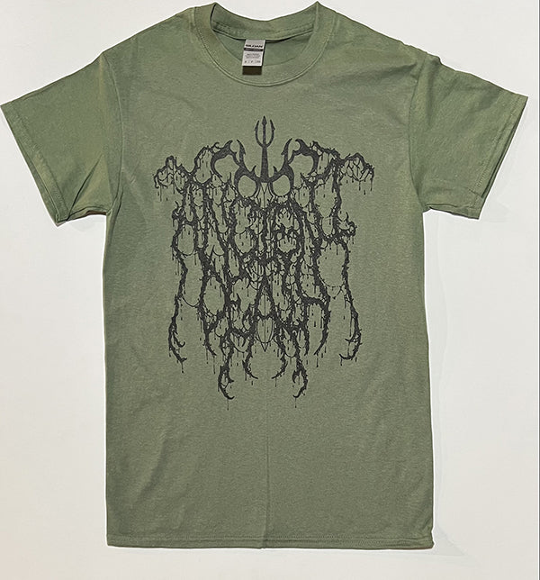 Ancient Death Green Logo T shirt