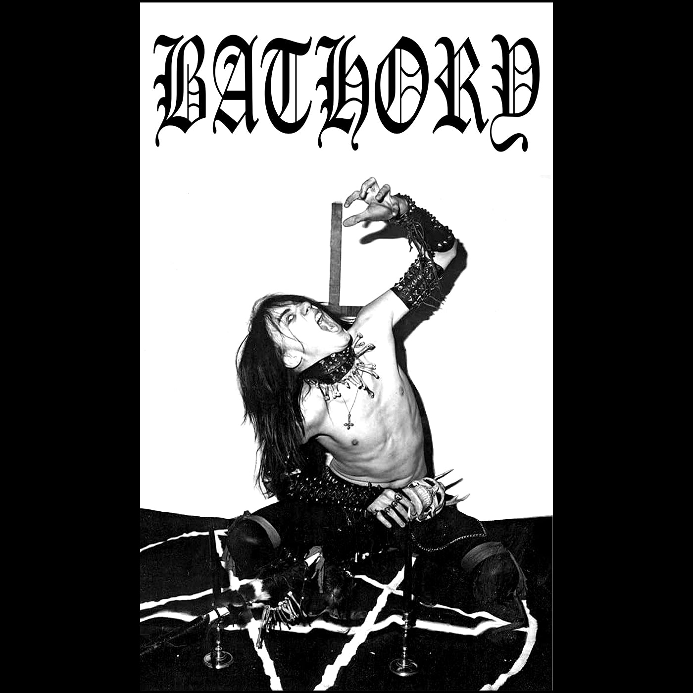 Bathory  Quorthon  Flag tapestry black metal thrash LP  sartanic