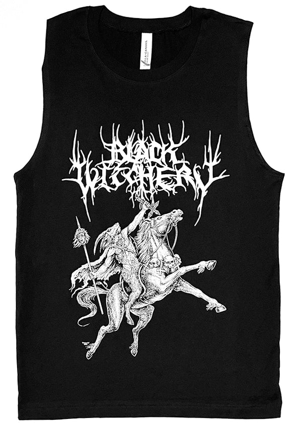black witchery flag black metal blasphemy tank top tanktop satan satanic halloween