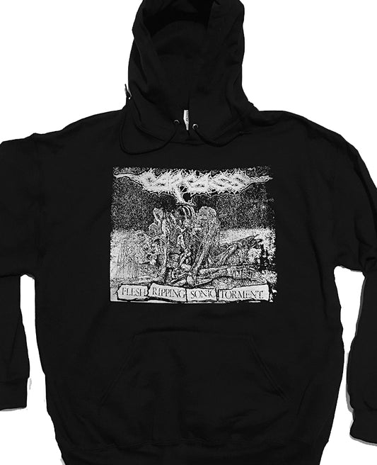 Carcass " Flesh Ripping Sonic Torment  "  Hoodie cult demo art