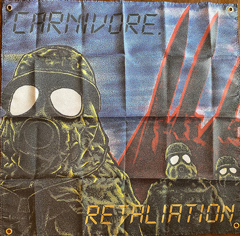 Carnivore " Retaliation " Flag / Banner / Tapestry