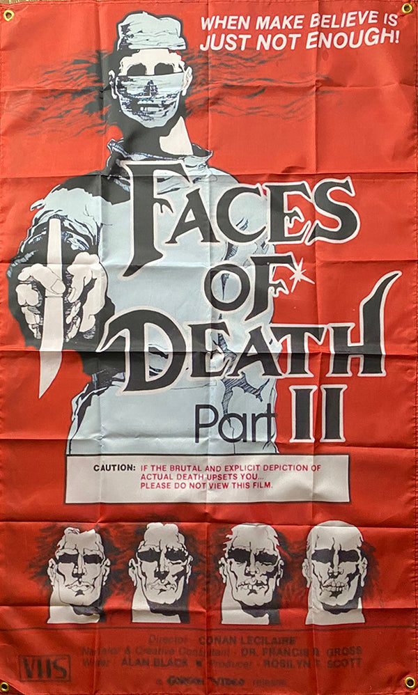 Faces Of Death part 2 - Flag / Banner / Tapestry