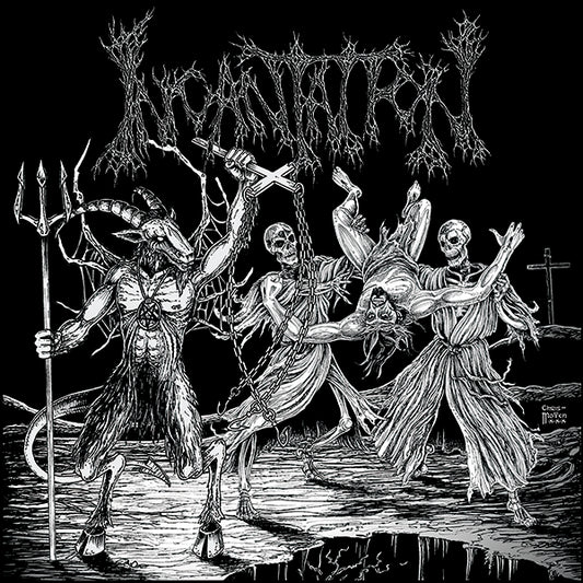 Incantation " Blasphemous Cremation " Flag / Banner / Tapestry death 