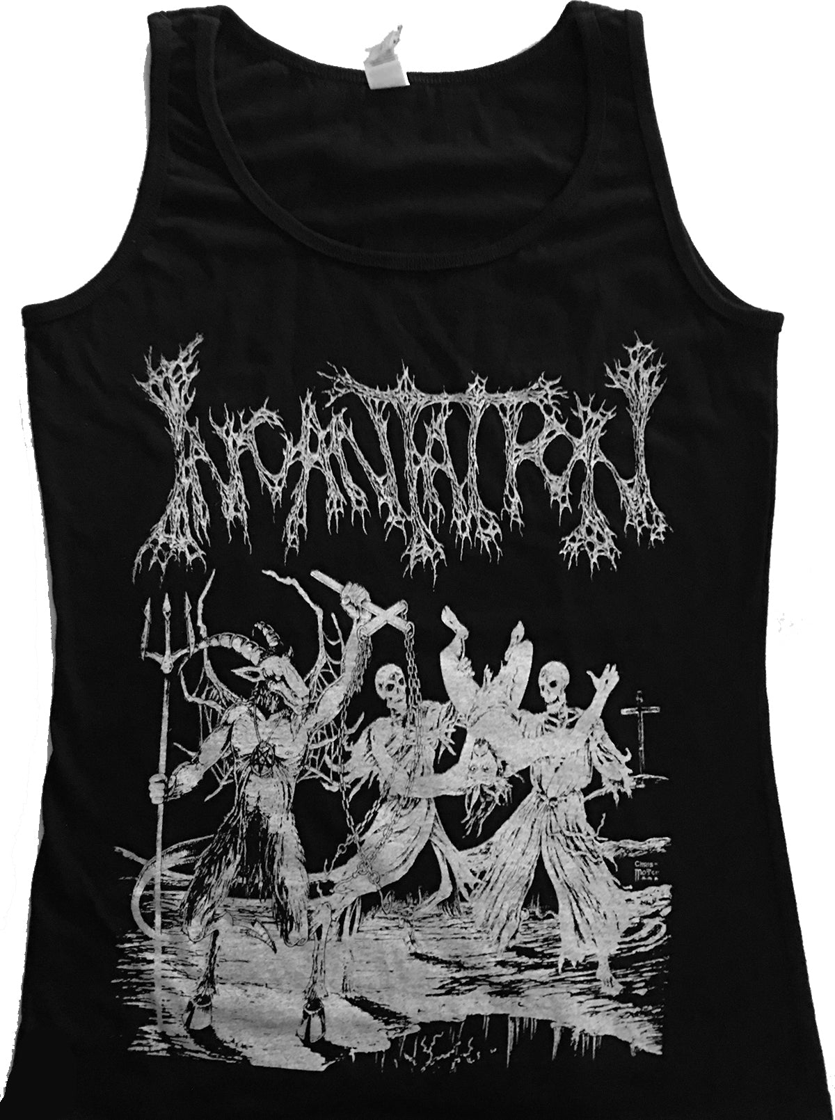 Incantation " Blasphemous Cremation " Ladies TankTop T-shirt