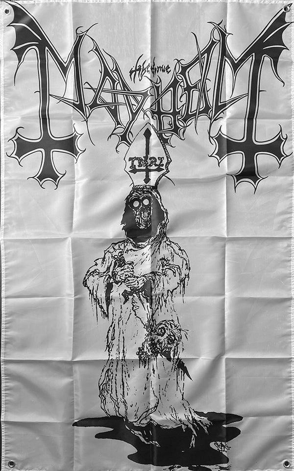Mayhem " Dead " Artwork  - Flag / Banner / Tapestry
