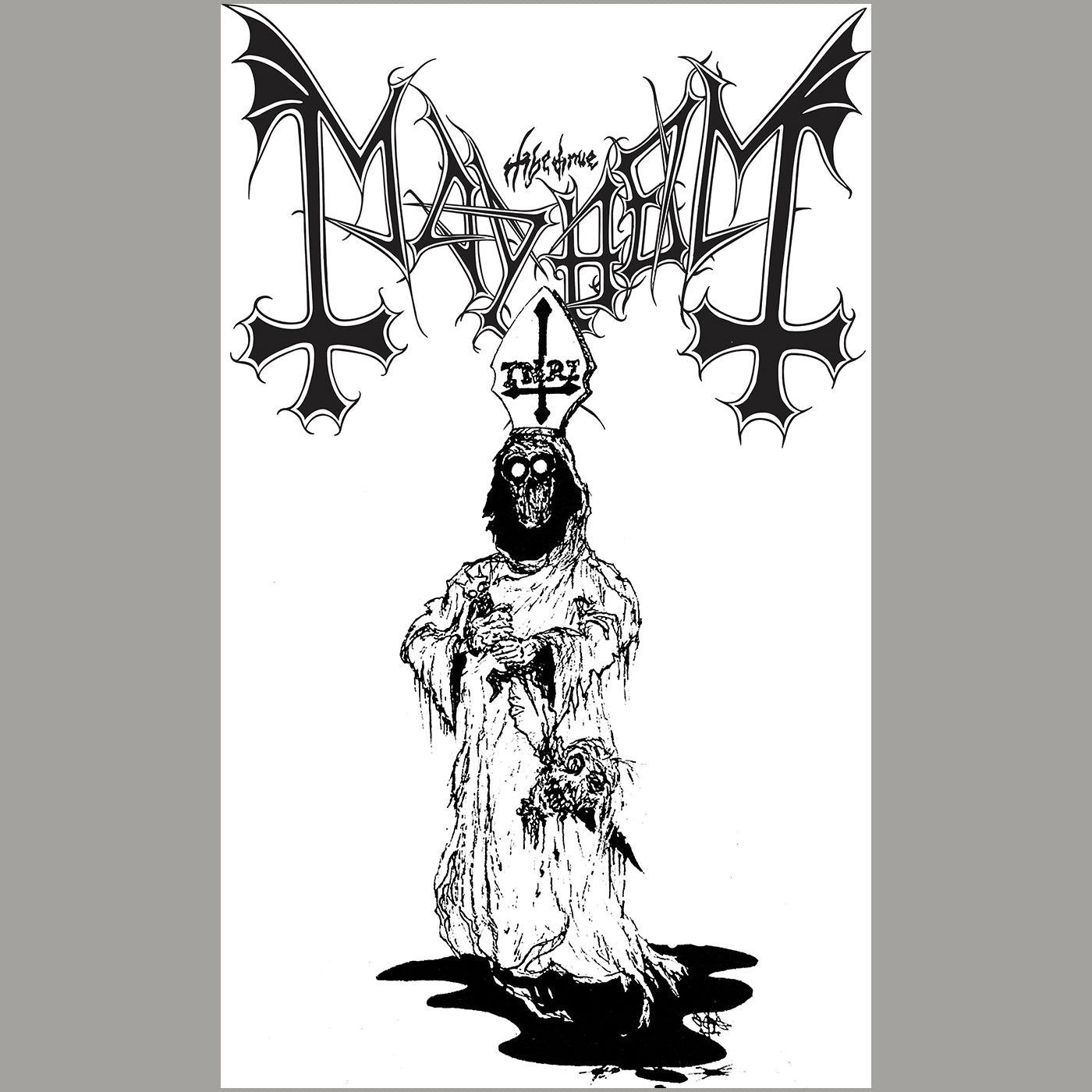 Mayhem " Dead " Artwork  - Flag / Banner / Tapestry