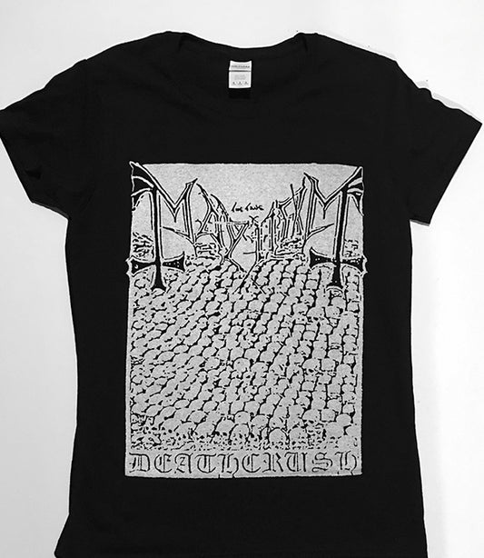 Mayhem " Deathcrush "  Ladies T shirt